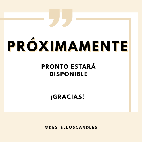 Mini vela aromática detalle celebraciones