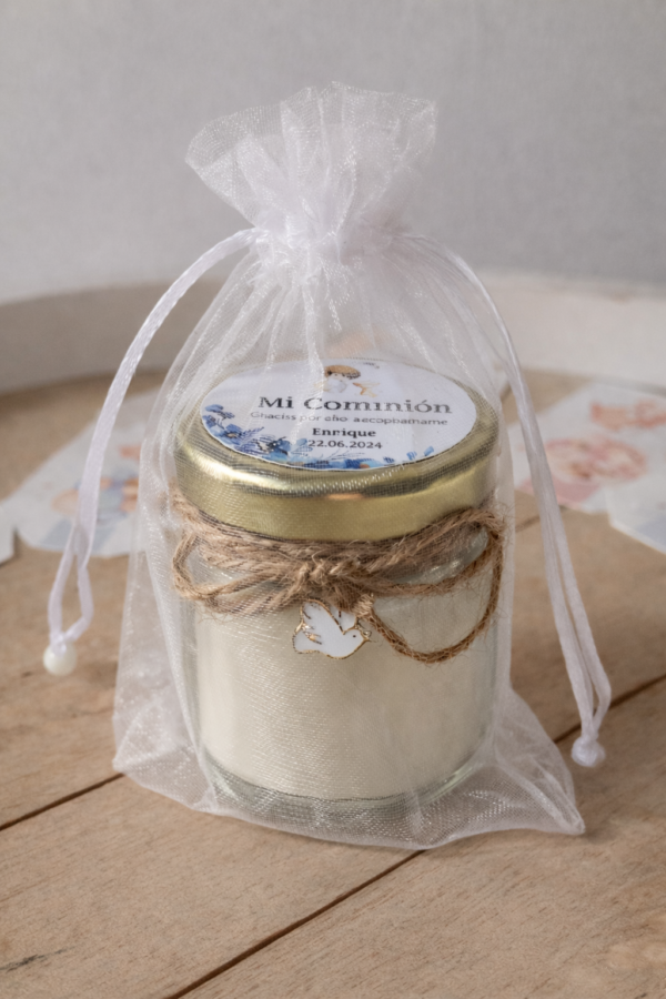 Mini vela aromática paloma