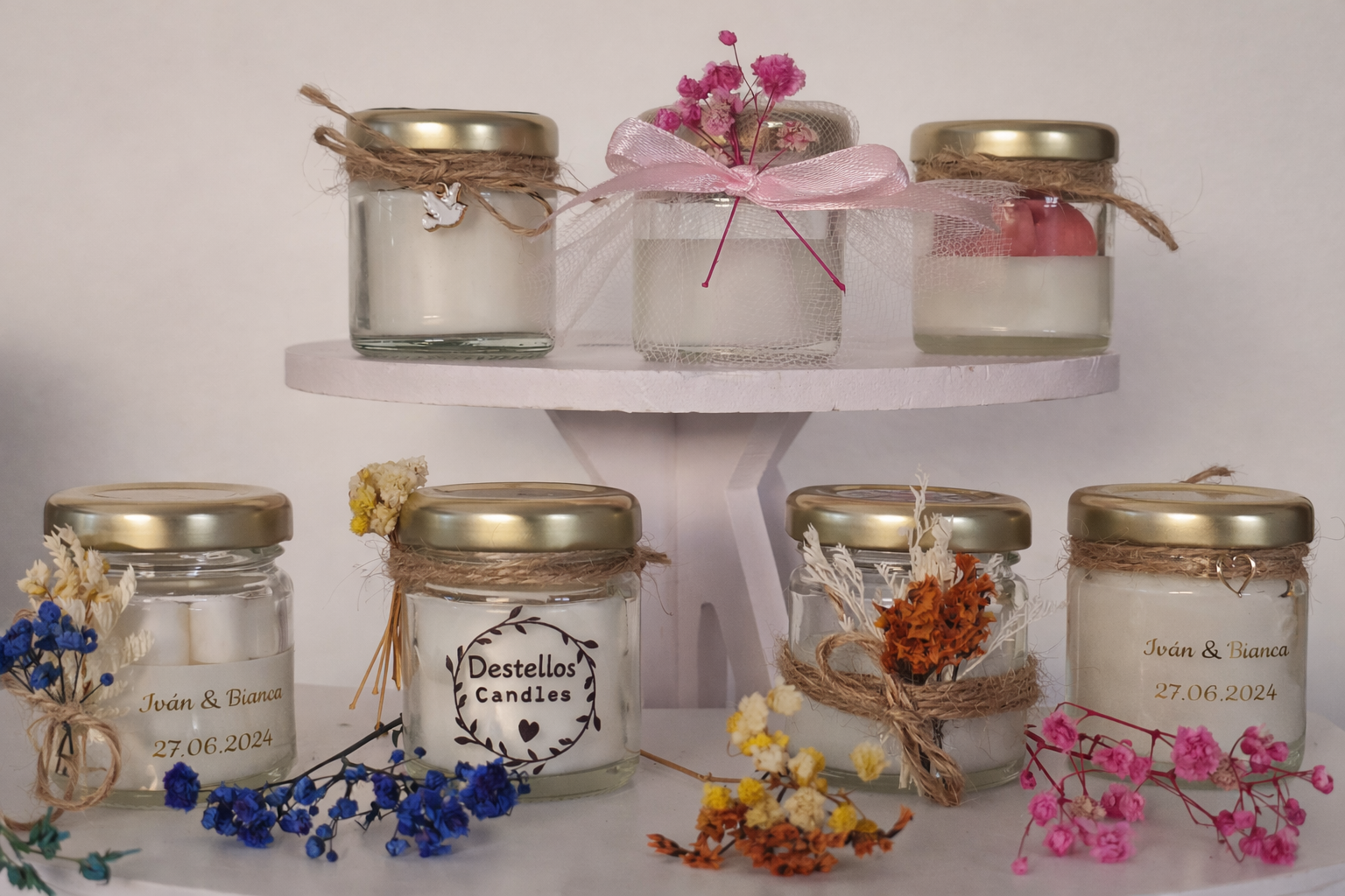 Mini Vela Aromática de Cera de Soja 100% Natural - Imagen 2