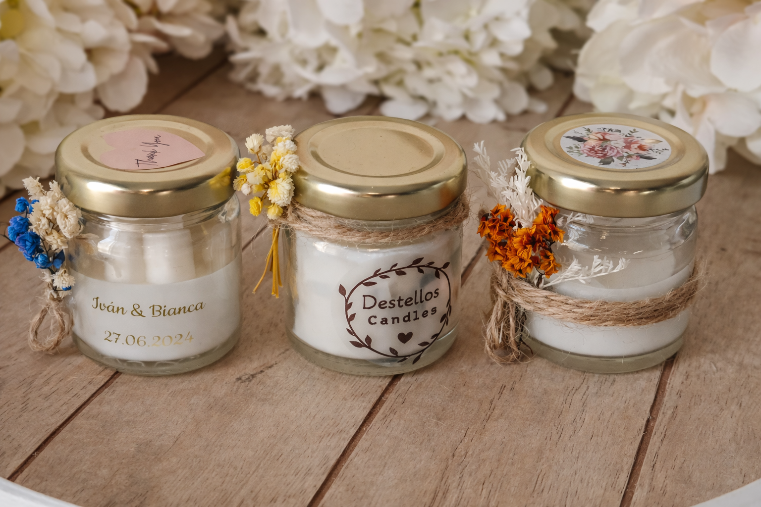 Mini Vela Aromática de Cera de Soja 100% Natural - Imagen 3