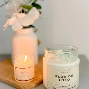 Vela flor de Loto