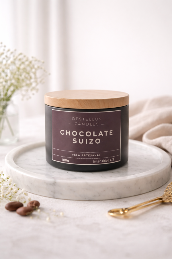 Vela chocolate suizo