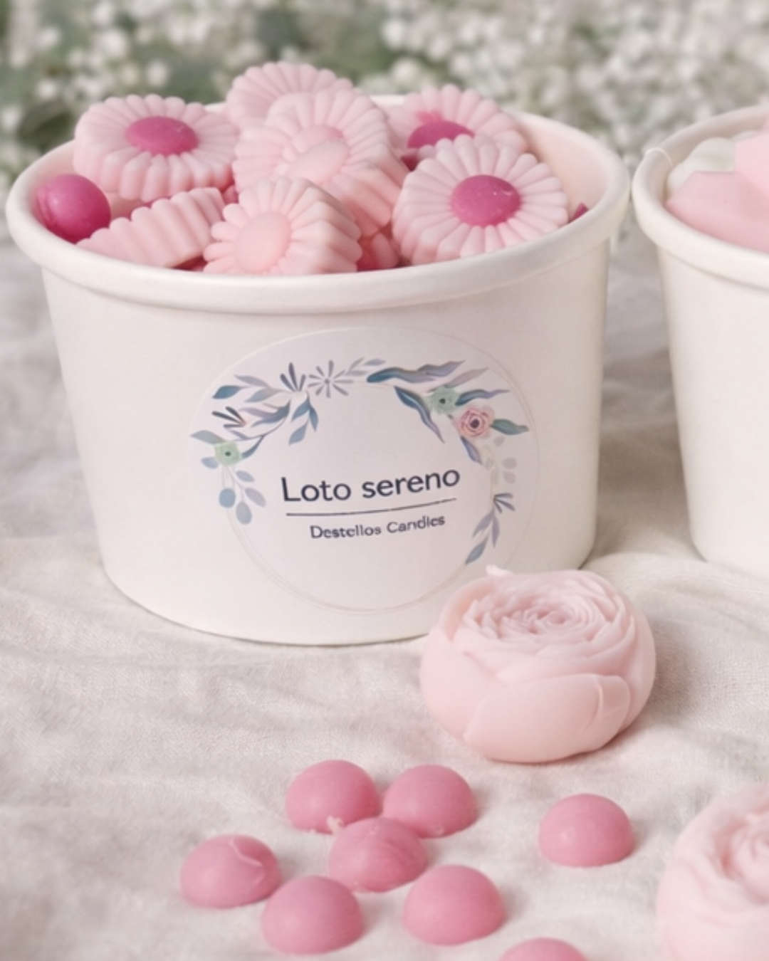 Wax Melts aromáticos artesanales · Flor de loto · - Imagen 3
