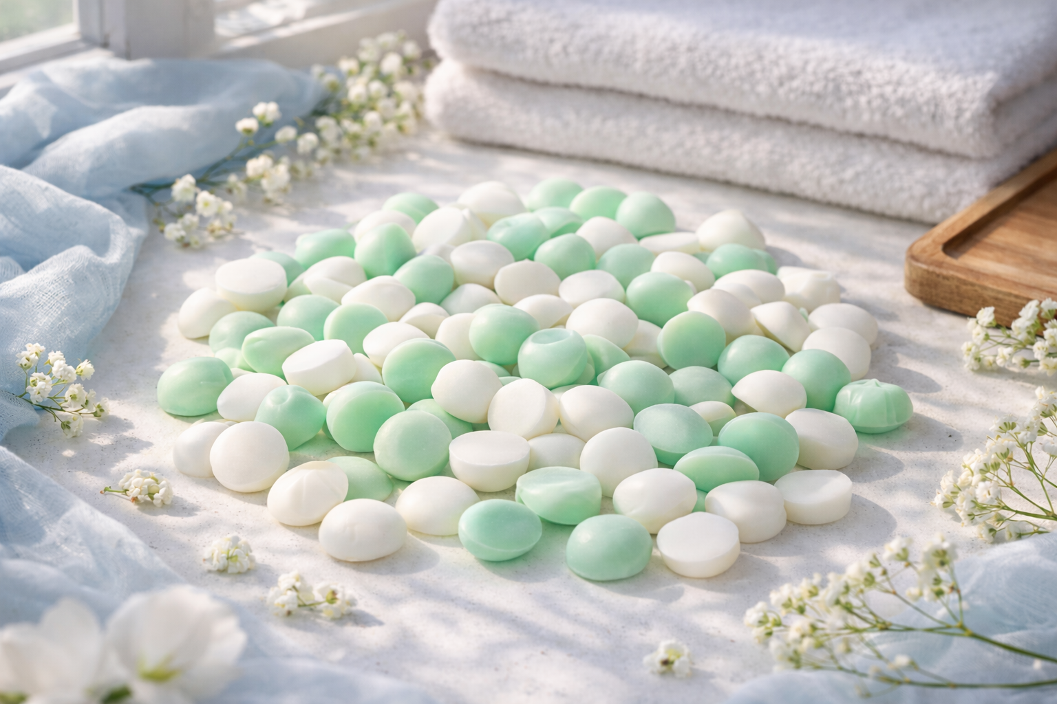 Wax Melts aromáticos artesanales · Ropa limpia · - Imagen 2