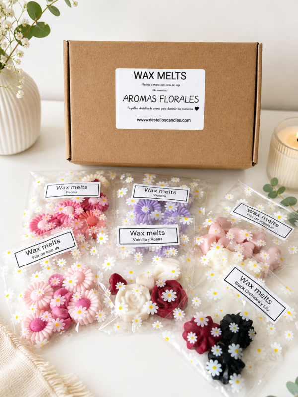 Wax Melts · 6 Aromas Florales · 120g