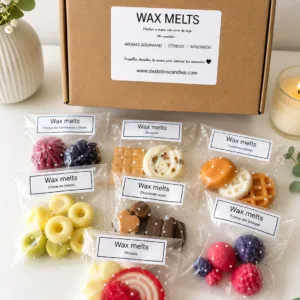 Wax Melts · 10 Aromas · Gourmand · Cítricos · Afrutados · 160g