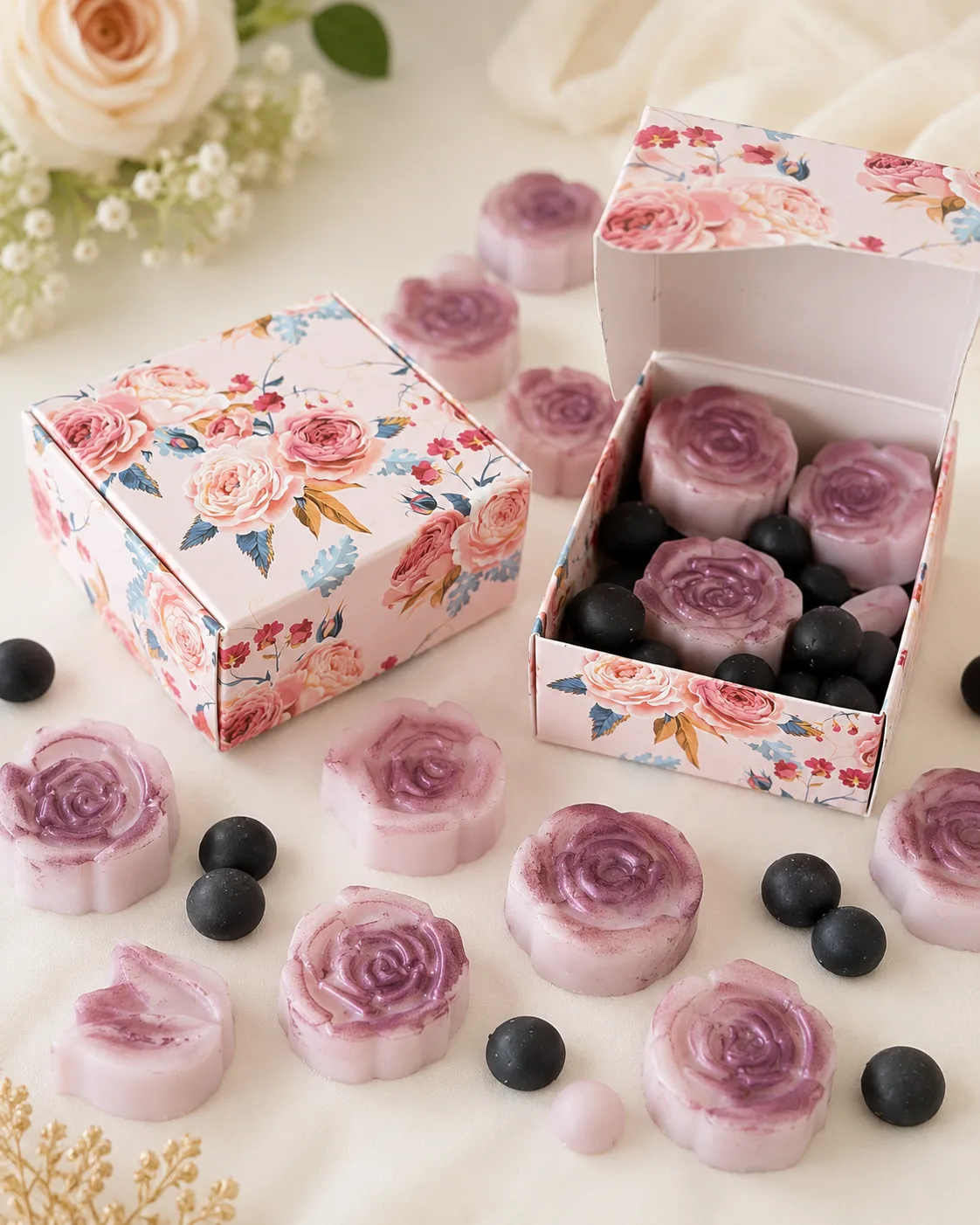 Colección Verano · Grosella Negra y Pétalos de Rosa