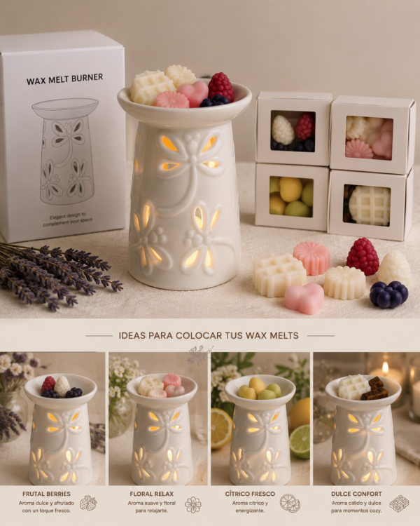 Pack Quemador + Wax Melts Personalizables