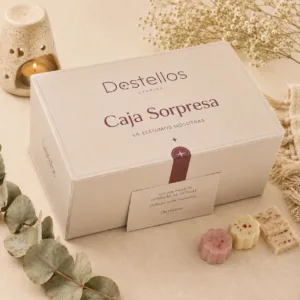 Caja sorpresa de wax melts, cerrada